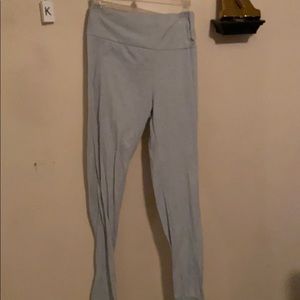 Grey stacked leggings